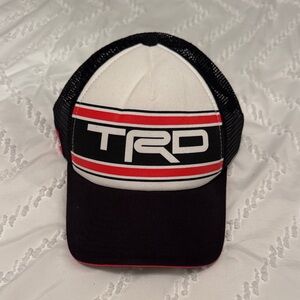 TRD Black & White Racing Trucker Hat
